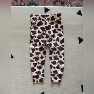 Old Navy|Baby girl/Toddler Brown and White Cow Printed Leggings,size 18-24M•Boho